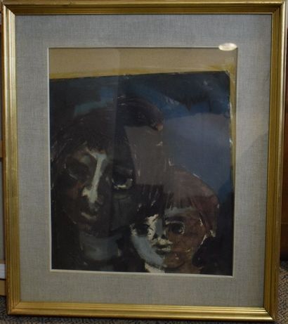 HOQUET Louis (XIXe siècle) 

Portrait, 1962

Technique mixte sur papier, signé et...