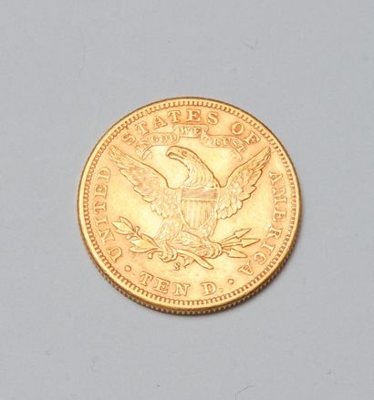 null 1 pièce de 10 $ en or à l'aigle (1905 S)
