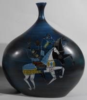 null LESPINASSE Jean de (1896 -1979)

Grand vase bleu à décor de guerriers médiévaux.

Terre...