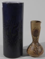 null FONCK et MATEO (XXe siècle)

Lot de deux vases.

Terre de Vallauris, signature...