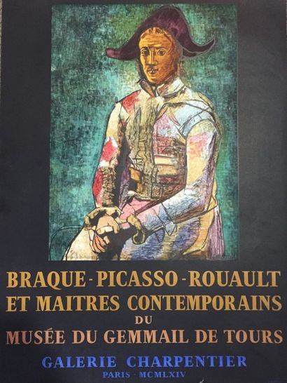 null PICASSO Pablo (d'après)

Affiche du Musée du Gemmail de Tours, 1964

Lithographie...