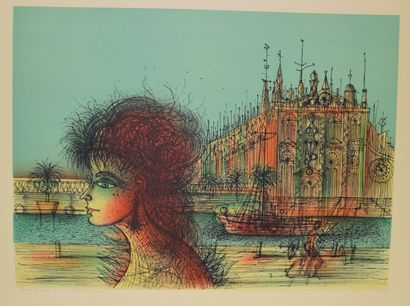 null CARZOU Jean (1907-2000)

Le Palais sur le fleuve, 1979

Lithographie, signée...