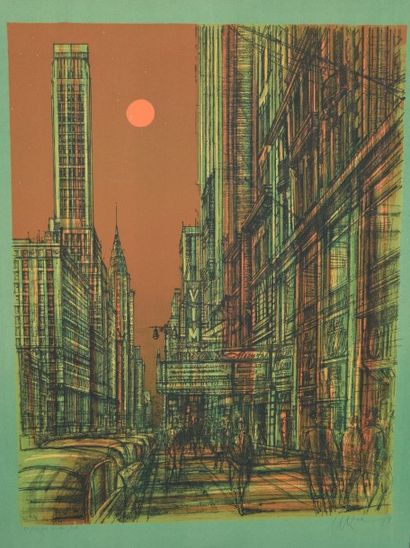 null CARZOU Jean (1907-2000)

Rue à New-York, 1974

Lithographie, signée et datée...