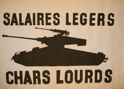 null AFFICHE MAI 1968

Salaires légers, chars lourds

Affiche originale d'époque...