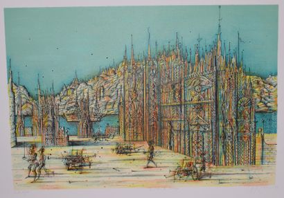 null CARZOU Jean (1907-2000)

Le Palais des mirages, 1990

Lithographie, signée et...