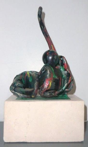 null GIRARD Michel, né en 1950

Homguitare, 2012

Sculpture en acier forgé, soudé...