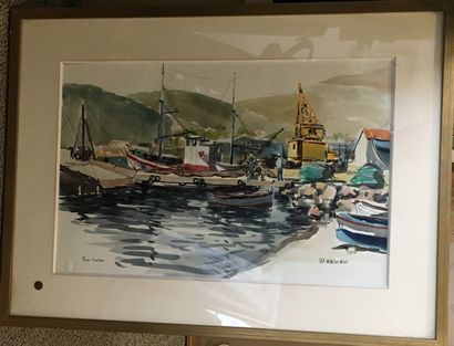 null HALNAUT Marcel (XXe siècle)

Le port Vendres

Aquarelle, signée en bas à droite,...