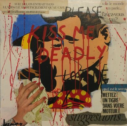 null LEPINAY Yane (née en 1964)

Please Kiss me

Peinture et collages sur toile,...