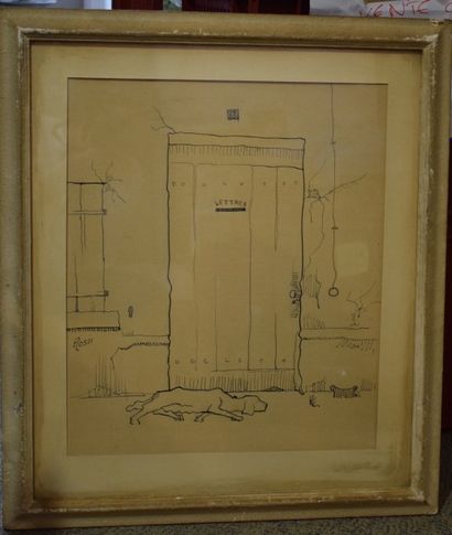 null ROSSI Joseph (1892-1930) 

L'entrée

Encre sur papier calque, signé en en bas...
