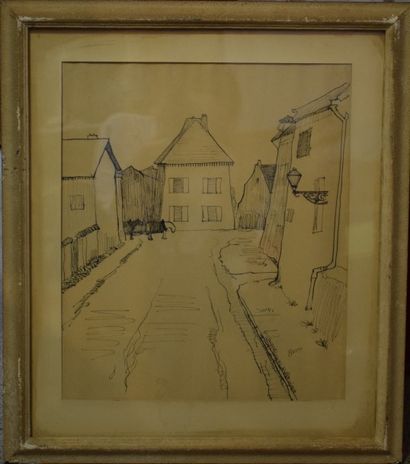 null ROSSI Joseph (1892-1930)

L'entrée du village 

Encre sur papier calque, signé...