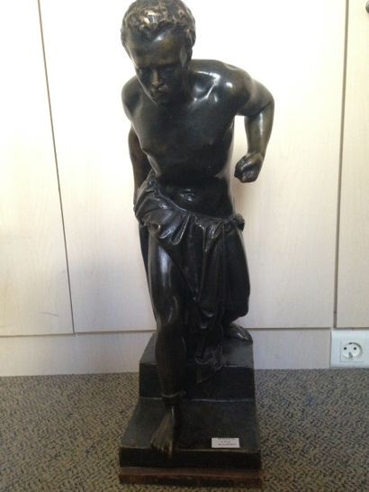 VELA Vincenzo, attribué à

Spartacus, 

bronze...