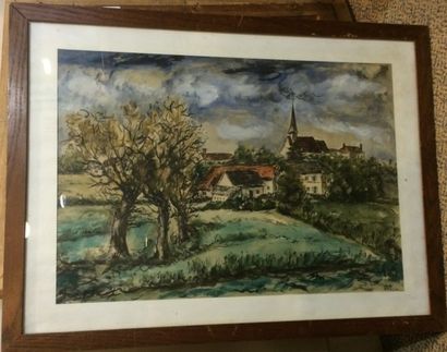 null CENSIER Constant (1920-1987)

Village

Encre et aquarelle, signée en bas à droite,

35...