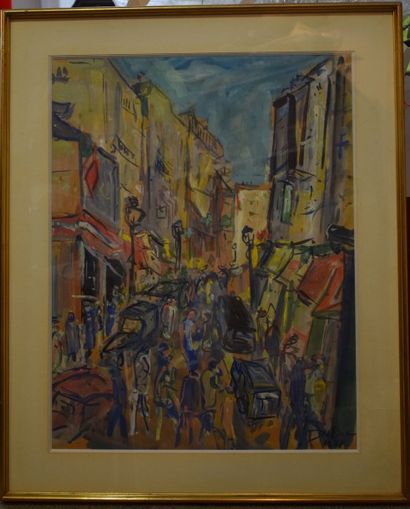 null DUBUC Roland (1924-1998)

Rue des Abesses, 1971

Gouache, signée et datée en...