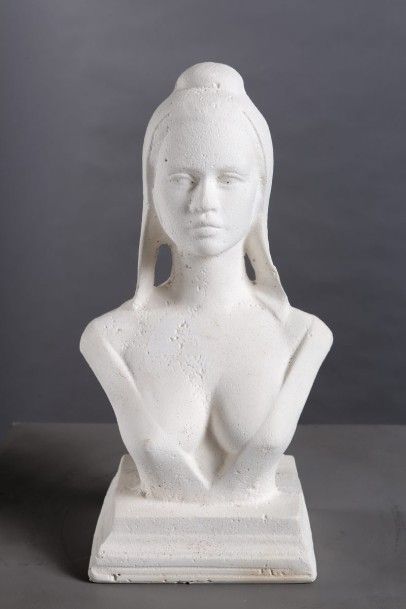 Ecole Moderne Buste de Brigitte Bardot
Plâtre, non signé
Hauteur: 30cm
Don de M....