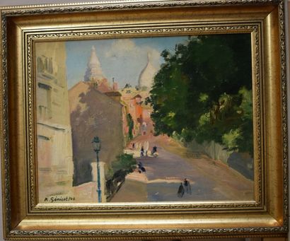 null GÉNICOT Robert (1890-1981)

Montmartre, 1946

Huile sur isorel, signé et daté...