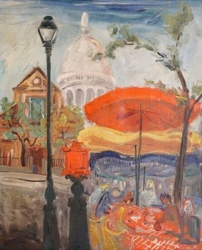 null NALY Robert, 1900-1983, 

La Place du Tertre et le Sacré-Coeur

Huile sur toile,...