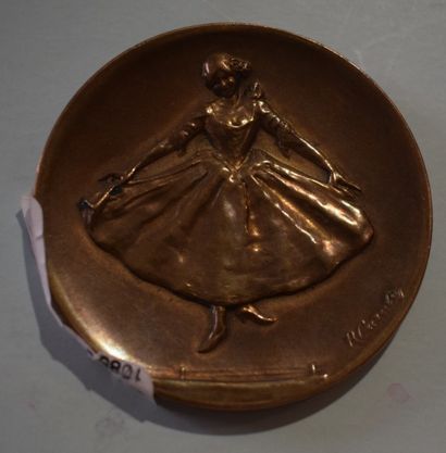 null CARABIN Rupert (1862-1932)

La danse

Médaille en bronze, signée, bronze n°178...