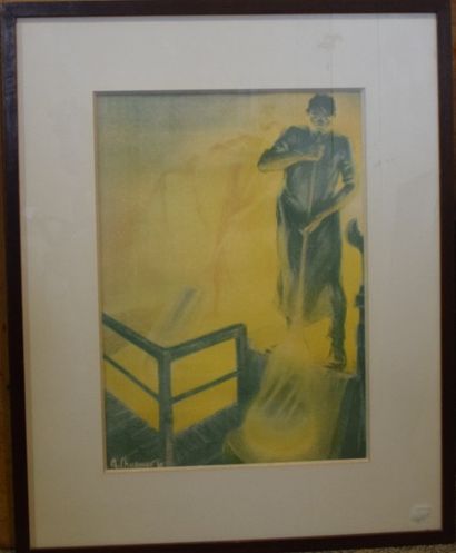 null CHAVEPEYER Albert (1899-1986)

Souffleur de verre - Femme

Deux lithographies,...