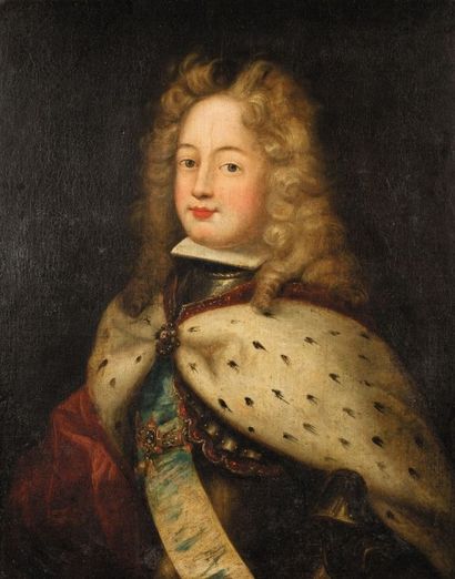 ECOLE FRANCAISE Portrait présumé de Philippe V d'Espagne (1683 - 1746)
Il est représenté...