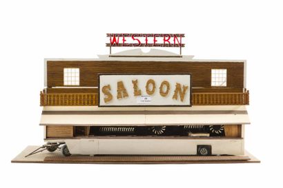 null Le Saloon

Réplique électrifiée de la baraque de foire en bois et métal peint...