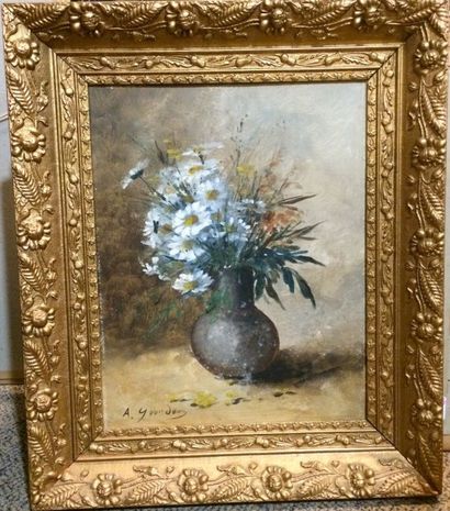 null ECOLE FRANCAISE

Bouquets

Paire d'huile sur panneaux (marques de moisissures...