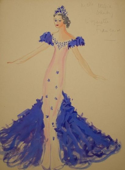 null ECOLE FRANCAISE DU XXe

Projets de costume de théâtre

Lot de 10 dessins au...