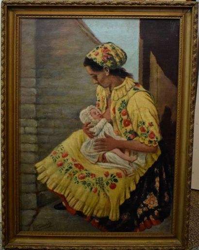 null PAUWELS H. (XXe siècle)

Maternité, circa 1920-30

Huile sur toile (accidents),...