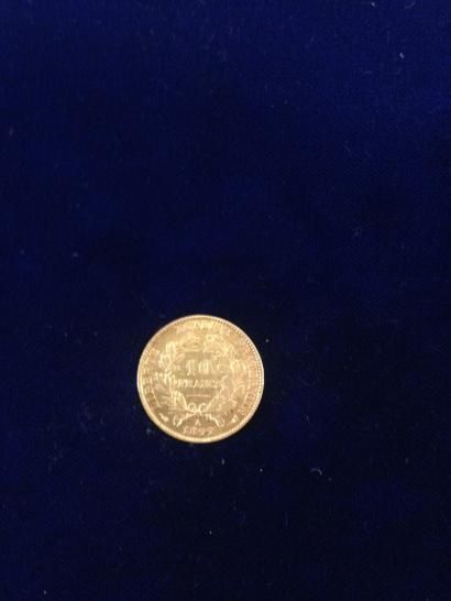 null Pièce en or 10 francs " Cérès " ( 1 x 1899 A ) 