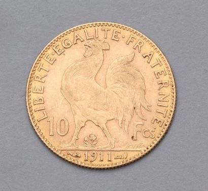 Pièce en or 10 francs 