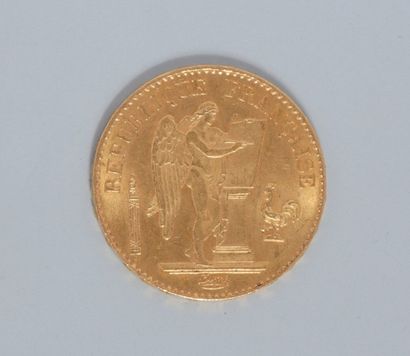 null Pièce en or 20 francs " Génie " ( 1 x 1878 A ) 