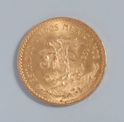 pièce de Veinte Pesos, 15 G. d'oro puro....