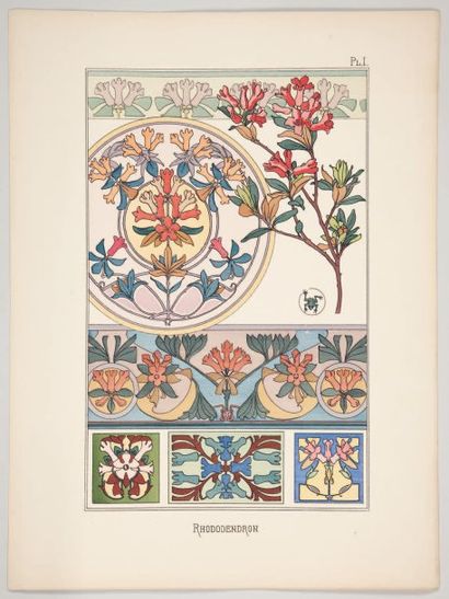 François GOS La flore alpine Editions librairie centrale des beaux-arts - 1904. In-4...