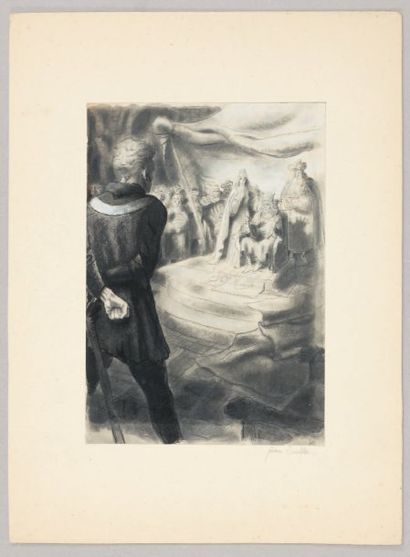 SHAKESPEARE - [Jean BRULLER] Hamlet Editions Vialetay - 1965. Exceptionnel ensemble...