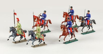 null CBG: Deux Askaris cavaliers indigènes de l'armée coloniale italienne Guerre...