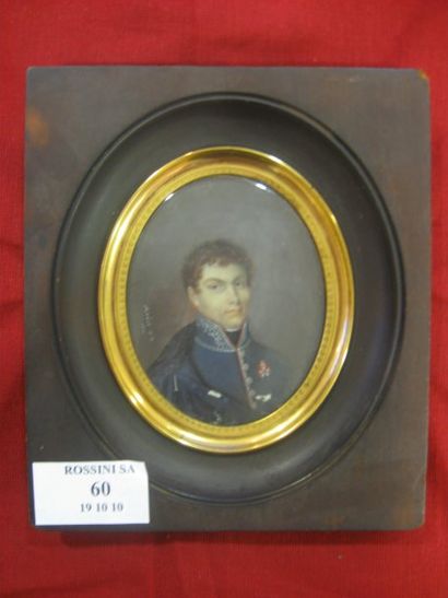 Ecole Française, premier quart du XIXe siècle Portrait de Charles-Jean-Jacques de...