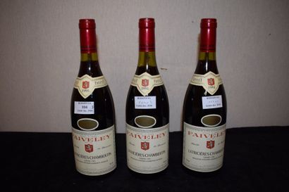null 3 bouteilles LATRICIERES-CHAMBERTIN, Faiveley 1995



