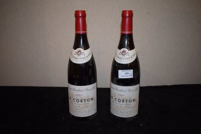 null 2 bouteilles LE CORTON, Bouchard P & F 2003 (es) 