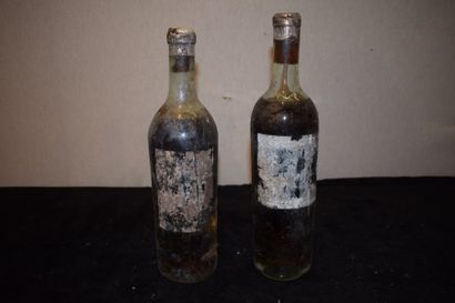 null 2 bouteilles TRES VIEUX SAUTERNES (SE, 1 Château La Montagne, B, prés 1918,...