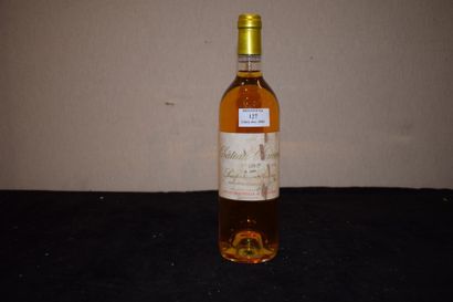 null 1 bouteille CH. CLIMENS, 1° cru Barsac 1989 (ea)

