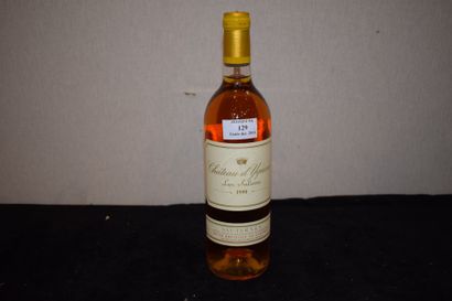 null 1 bouteille CH. D'YQUEM, 1° cru supérieur Sauternes 1990