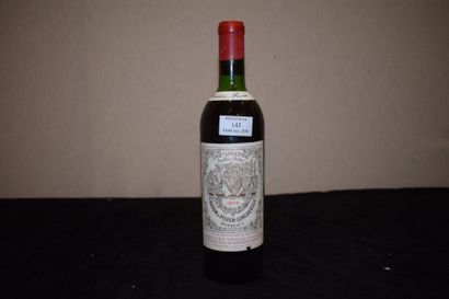 null 2 bouteilles CH. PICHON LONGUEVILLE-BARON, 2° cru Pauillac 1970 (LB) 