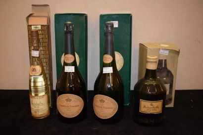 null Ensemble de 4 bouteilles 

1 magnum MIRABELLE 

2 magnums BLANC FOUSSY "Comtes...