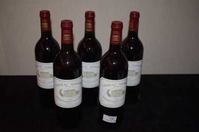 null 5 bouteilles CH. MARGAUX, 1° cru 

Margaux 

1994

