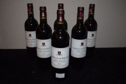 null 6 bouteilles L'ABEILLE DE FIEUZAL, Pessac-Léognan 

 1999 cb