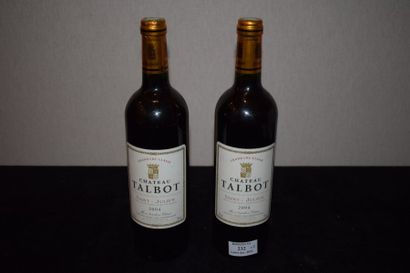 null 2 bouteilles CH. TALBOT, 4° cru Saint-Julien 2004