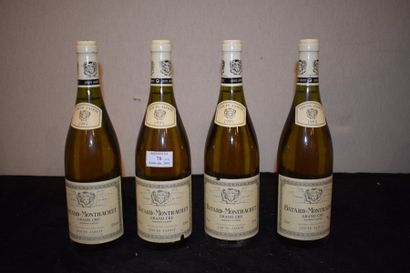 null 4 bouteilles BÂTARD-MONTRACHET, L. Jadot 1995 (ela) 