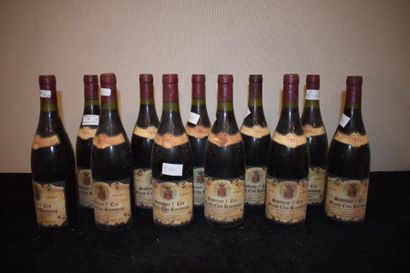 null 11 bouteilles SANTENAY "Grand Clos Rousseau", M. Delorme 1991