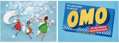 null OMO "Tout Paris en parle " Vers 1957 / 1958 3 Films cinéma. Lancement de la...