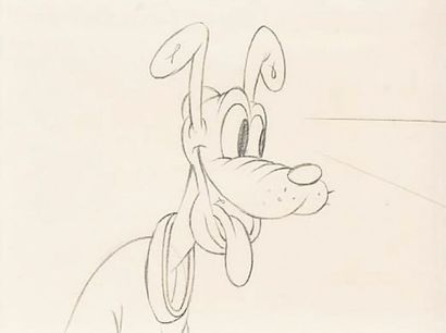 null PLUTO Studio Walt Disney 1940. Dessin d'animation des années 40. Format : 14...