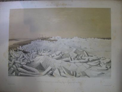 null Fleche de Kil-Bouroun (Crimee) Debacle du 28 janvier 1856 Lithographie originale...